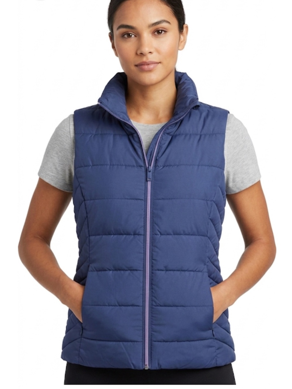 Tommy Hilfiger Navy Blue Puffer Vest